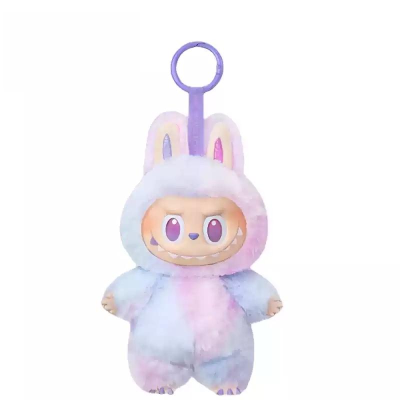 Myntlommebøker og Nøkkelringer / Nøkkelringer Anime Figur Labubu Vinyl Anheng Dukke Modell Leketøy Søt Monster Nøkkelring Leker Bursdagsgaver