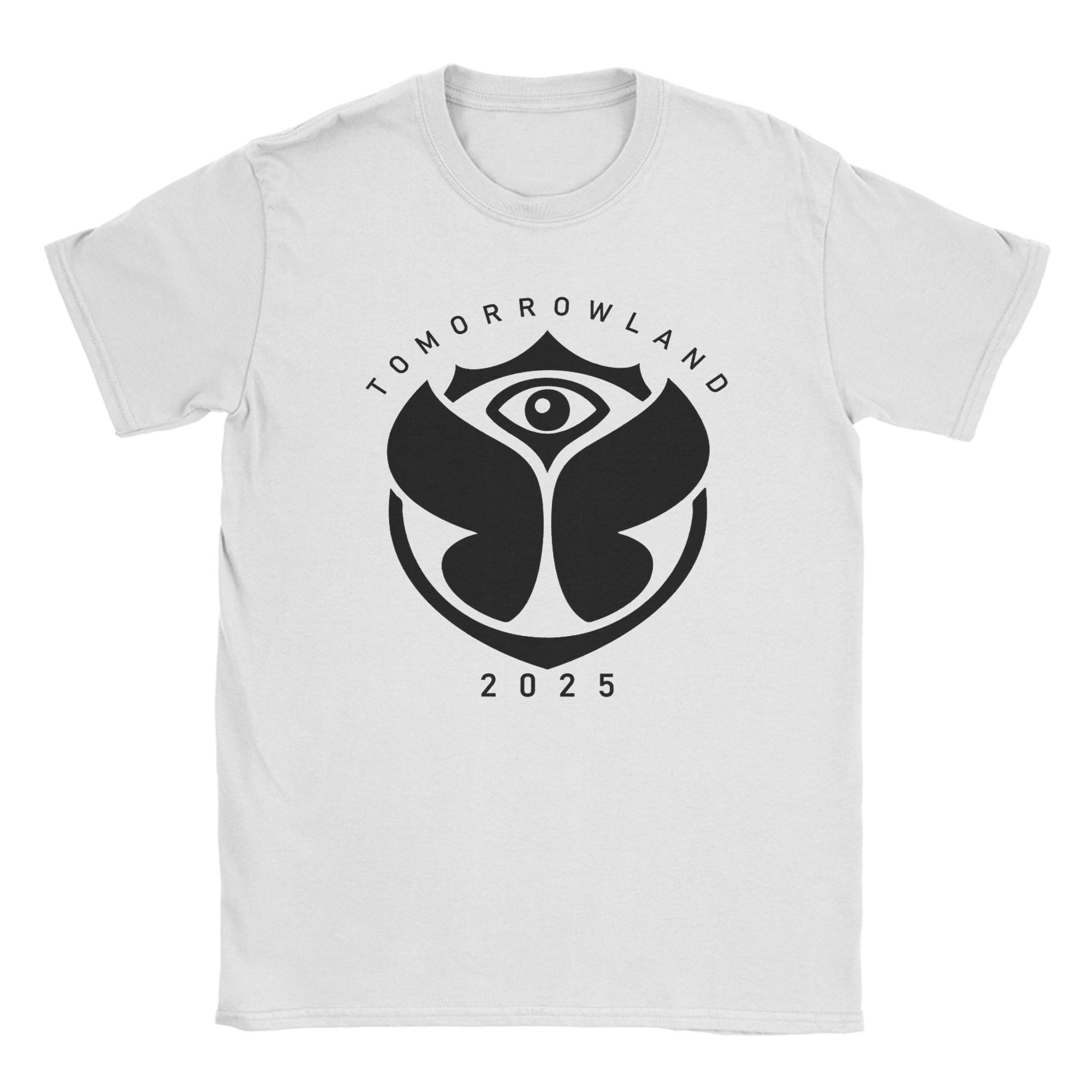 

Чоловіча футболка Tomorrowland Бельгія 2025 Фестивальна поїздка Футболки Магічний футуристичний логотип фестивалю Літня футболка Бавовняні топи M
