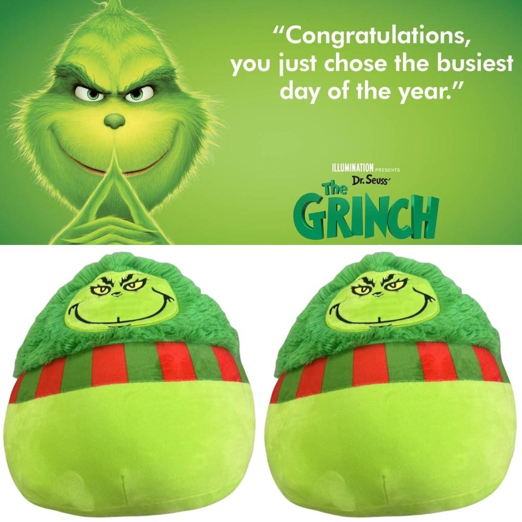 Christmas Grinch Plush Toy Pillow Funny And Adorable Stuffed Animal