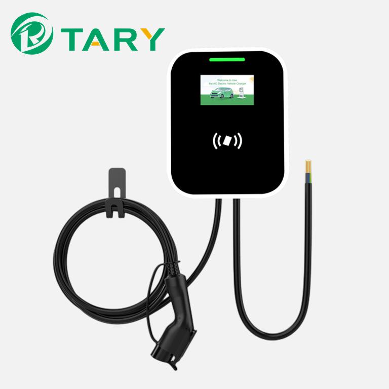 European & American Standard GBT AC Charging Station - Wall-mounted Commercial EV Charger with OCPP