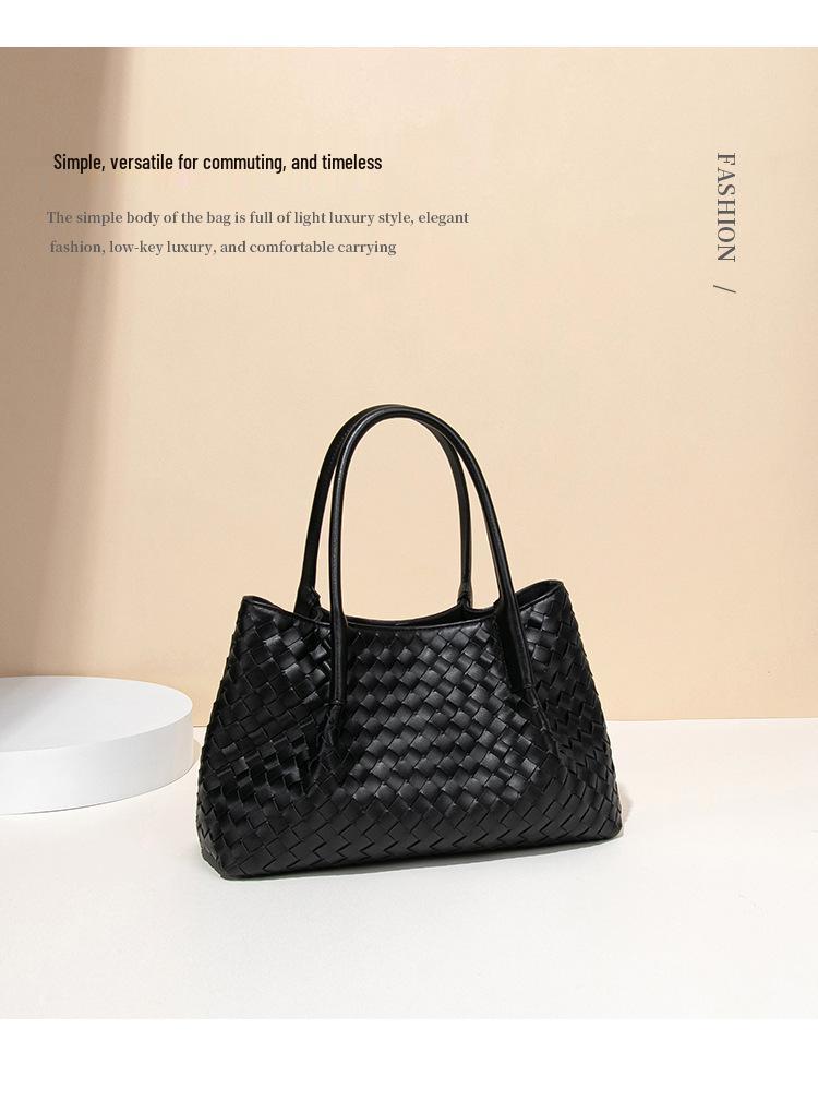 Borsa a Spalla Intrecciata a Forma di Raviolo di Nicchia di Alta Gamma Primavera/Estate - Design Semplice, alla Moda Sotto l'Ascella