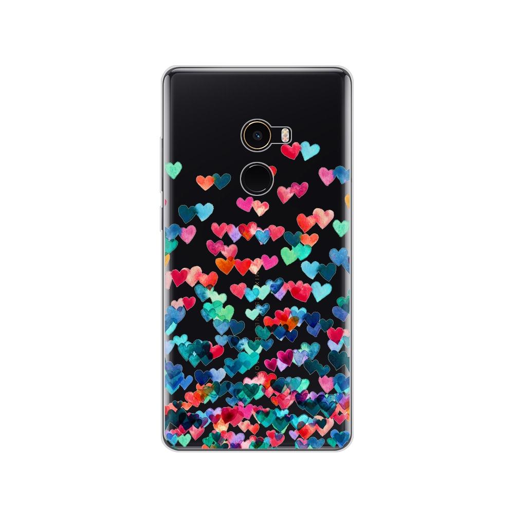 Pouzdro pro Xiaomi Mix 2 Soft Silicon TPU Pouzdro pro Xiaomi Mi Mix 2 Mix2 Zadní kryt Ochranný zadní kryt Transparentní Coque Shell