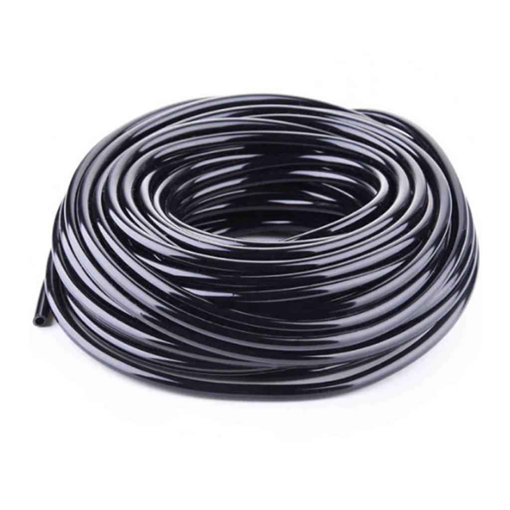 Drip Irrigation Tubing Black Distribution Line Water Hose Garden Watering Tube for DIY Garden Irrigation System