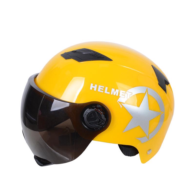 Unisex Ganzjahres-Elektrofahrzeughelm mit Sonnenschutz