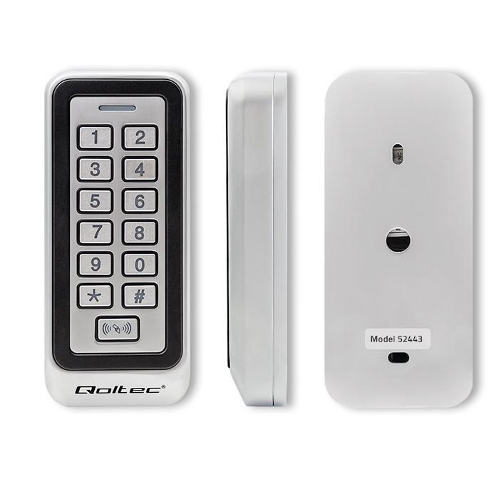 Qoltec Zamek szyfrowy TRITON  z czytnikiem RFID| kod | karta | brelok | IP68 | EM
