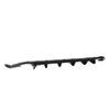 Gloss Black TCR Rear Bumper Diffuser Valance Sporty Style For MK7 Pre‑Facelift 2013 to 2016