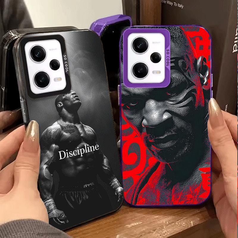 Mike Tyson Boxer Man Soft Phone Case for Xiaomi Redmi Note 13 14 15 Pro Plus 12S 12 11S 11 11T 10S 10 Shockproof Cover Back Shel