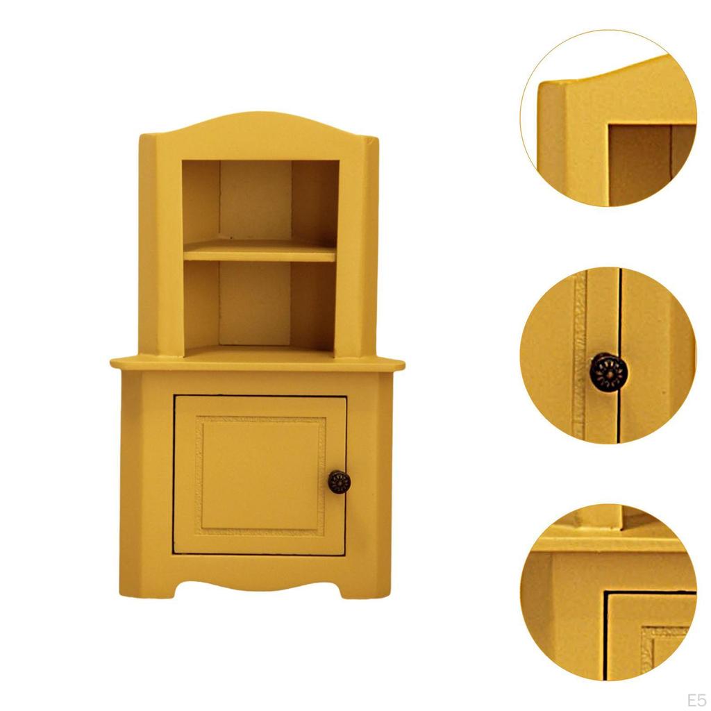 1/12 Dollhouse Display Cabinet Doll Accessories Decoration Simulation Toy