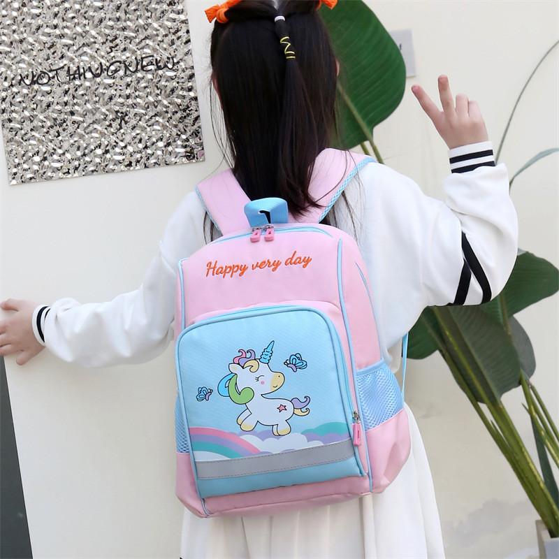 Fun And Stylish Cartoon Print Large Capacity Backpack For Boys And Girls School Use