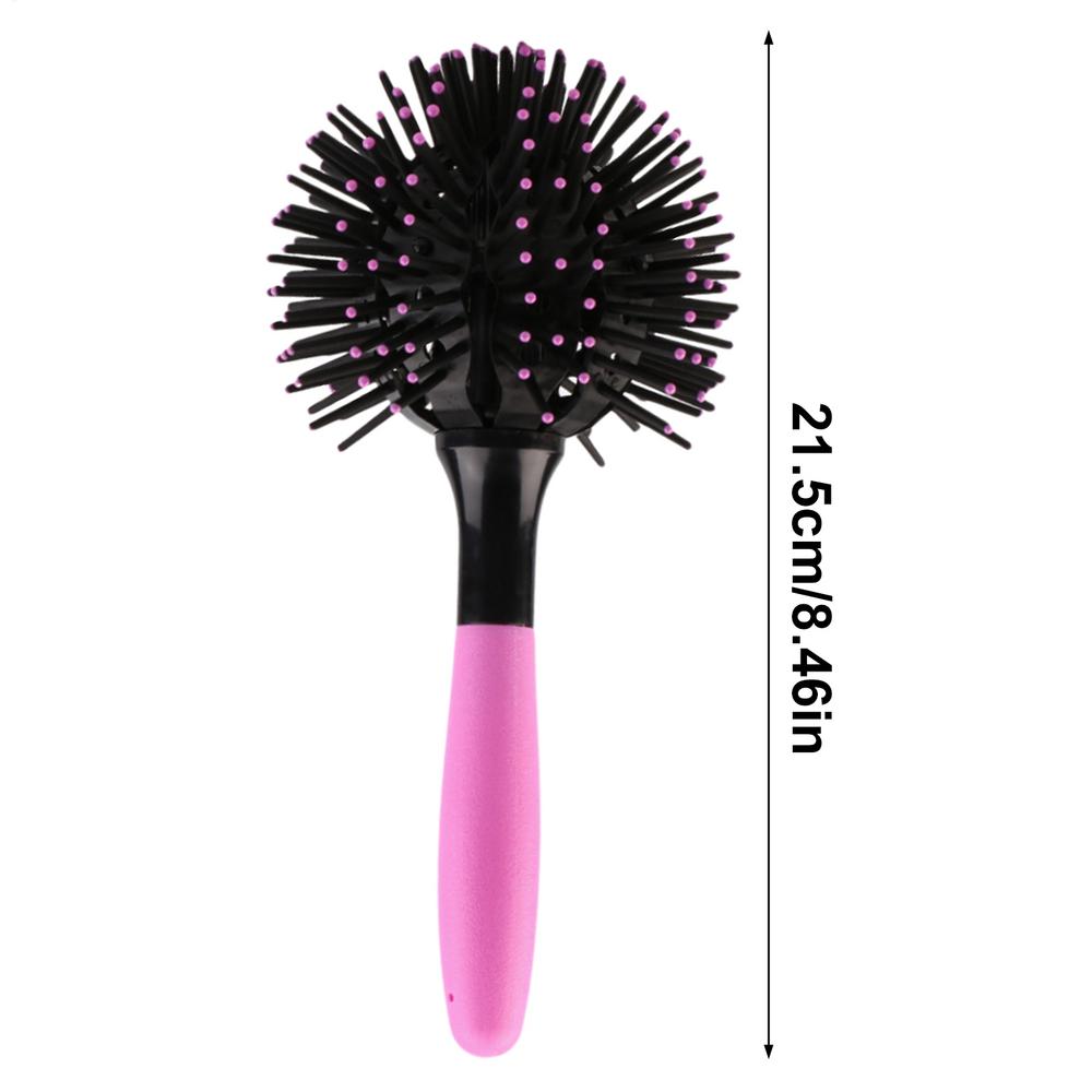 

Professional Curly Hair Brush Gentle Smoothing Round Brush for Frizz-Free Curls Portable Travel Hair Tool for Women, Salon, Home