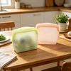 Sac de Rangement en Silicone Étanche Sac pour Congélateur Vertical Sac Anti-Transfert d'Odeur Réutilisable Épais Résistant aux Déchirures Sac de Rangement Alimentaire