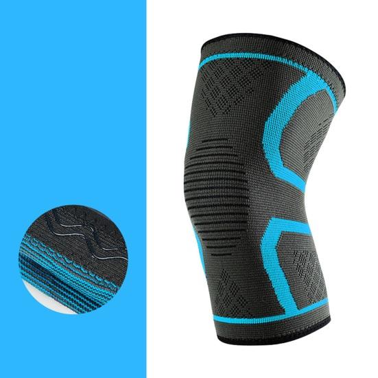 Knitted Sports Knee Brace Lightweight Breathable Knee Compression Sleeve Women Men Elastic Outdoor Fitness Basketball Running Knee