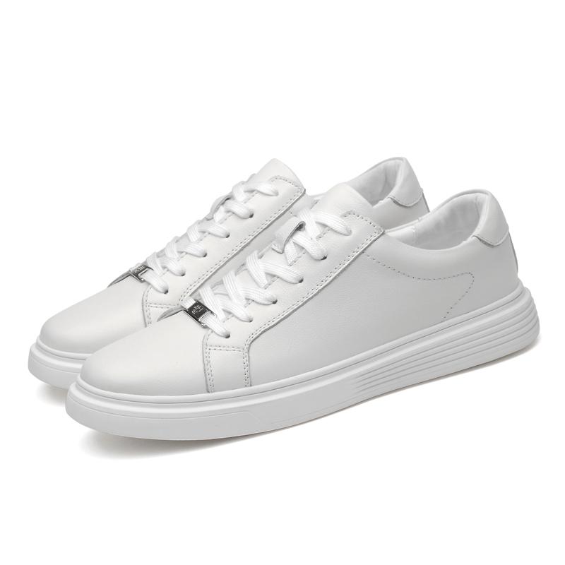 

Повседневная кожаная обувь Мужские кроссовки Легкая повседневная обувь Модная дышащая высококачественная мужская обувь Tenis Masculino Zapatos Hombre 45 белый