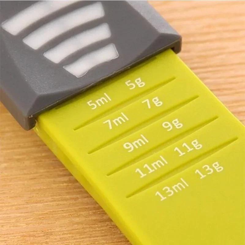 Eight Stalls Kitchen Scales Measure Cup Double And Adjustable Measuring Spoon For Salt Soup Coffee Tea Powder Kitchen Gadgets