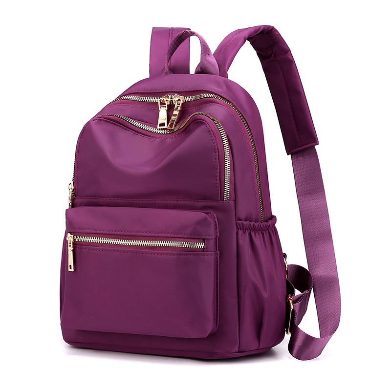 Women's Fashionable Oxford Cloth Backpack - Large Capacity, Compact Design, Ideal for Students and Travel