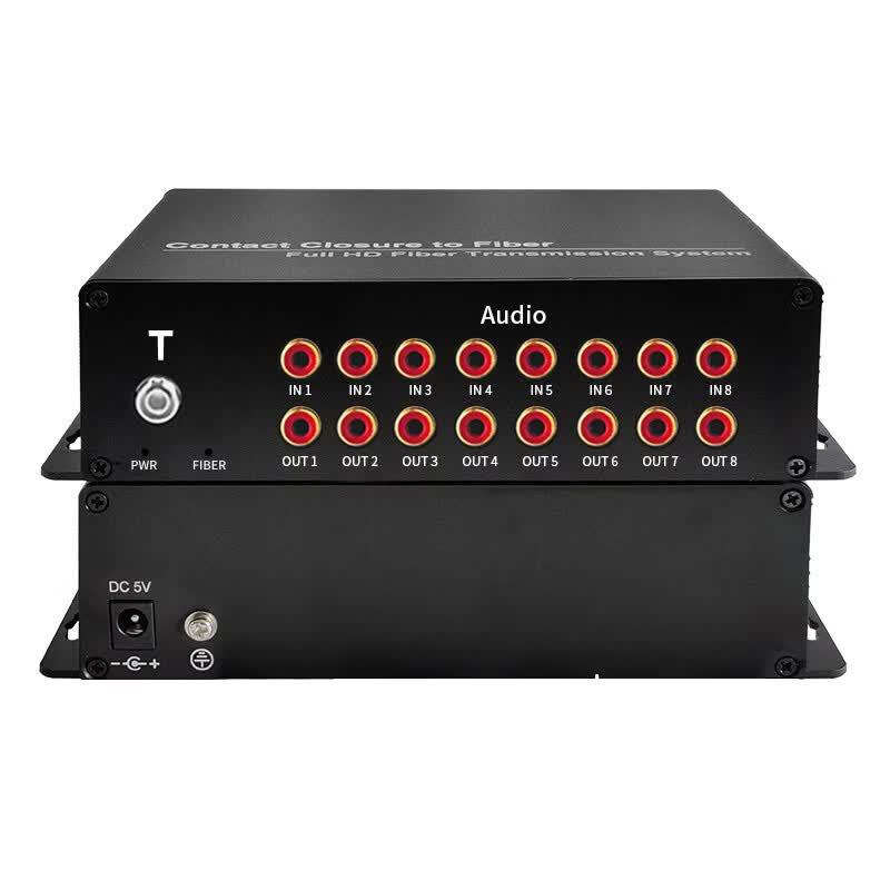 Yeren 16-Channel RCA Audio Fiber Optic Converter