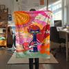 1PC  Pete Cat Dream Blanket, High quality Comfortable for All Seasons, Home Decor, Warmth and Comfort