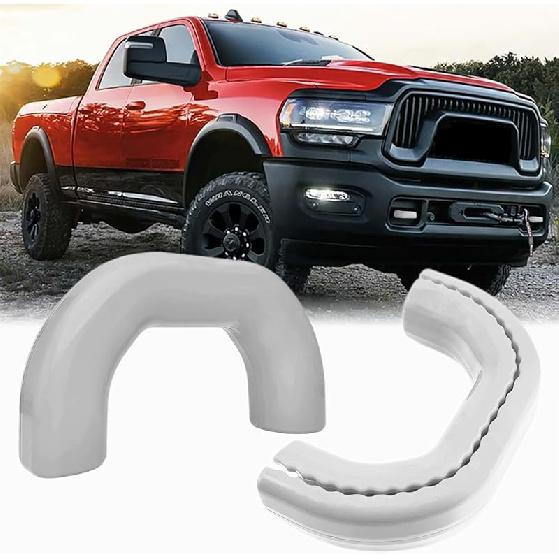 Tow Hook Covers Fits For -2025 RAM 2500/3500,Tow Hitch Cover Car Tow Hooks Compatible With Dodge RAM 2500 And RAM 3500 Accessories -2025 (Red)