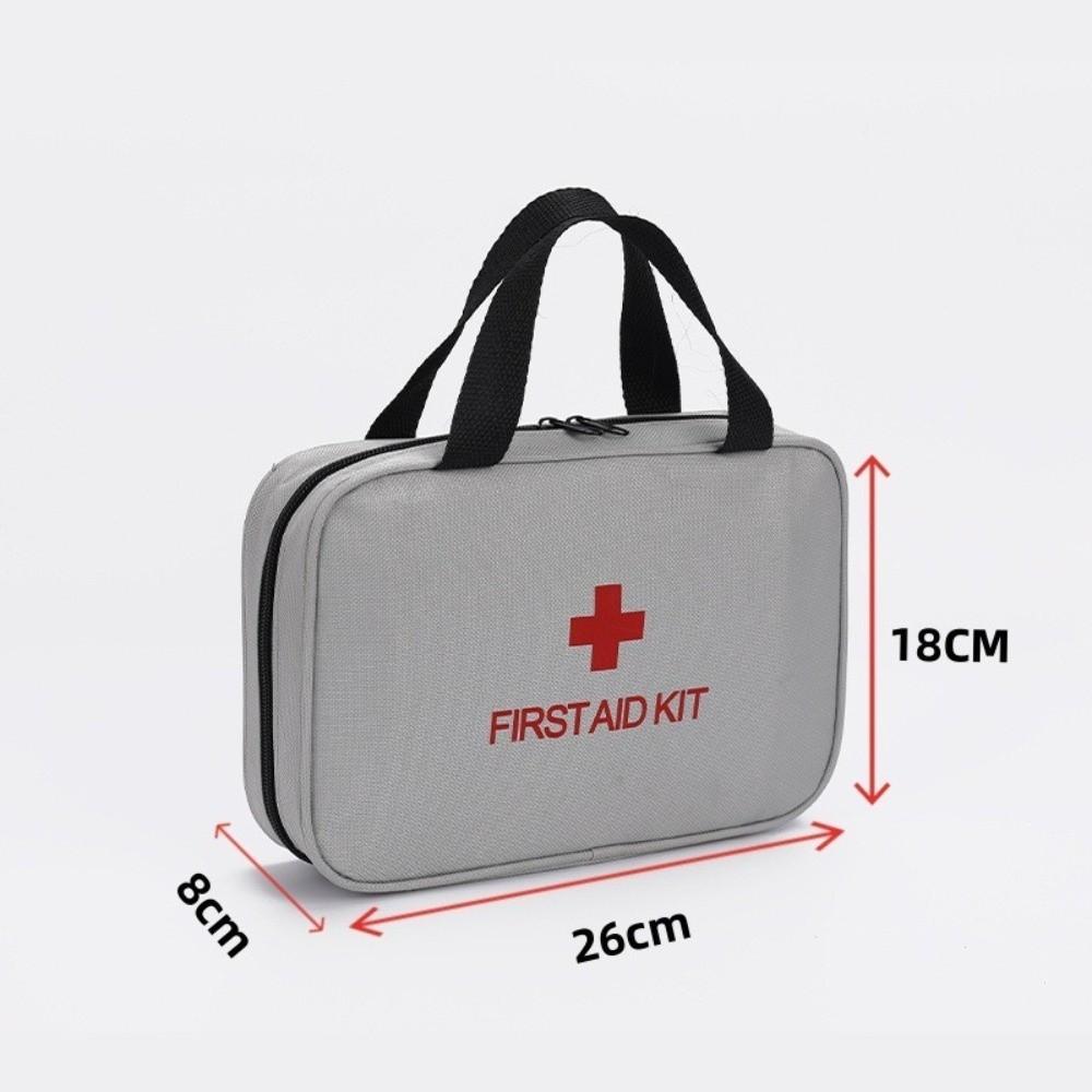 Zipper Medicine Storage Bag Large Capacity First Aid Bag Portable Medical Bag  Outdoor