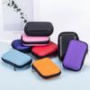 1Pc Portable Mini Tech Accessory Organizer Bag, Eva Hard Shell For Earbuds, Usb Drives & Chargers Home & Travel Organization