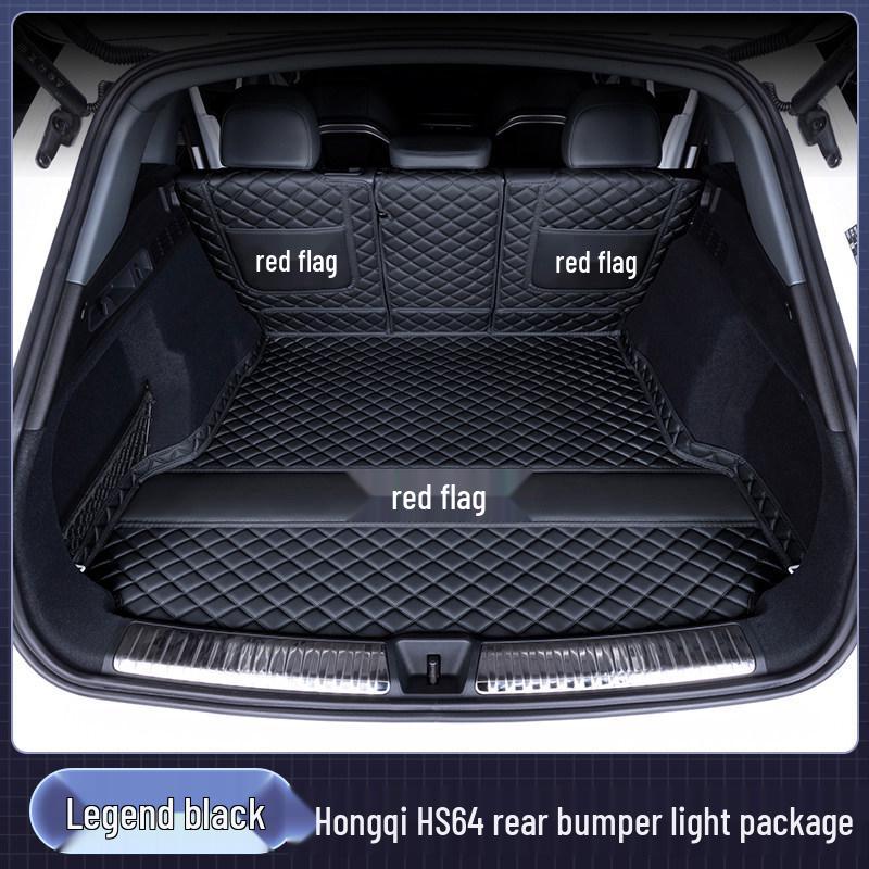 Compatible Trunk and Tailgate Mat for 26 Hongqi HS6 Models, Waterproof and Fully Enclosed HS6 PHEV Mat