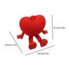 3D Printed Red Heart Model Toy Movable Joint Desktop Decoration Ornament Valentine's Day Gift
