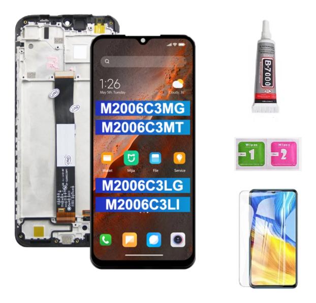 

Lcd Display Screen+frame For Redmi 9a 9c M2006c3mg чорний