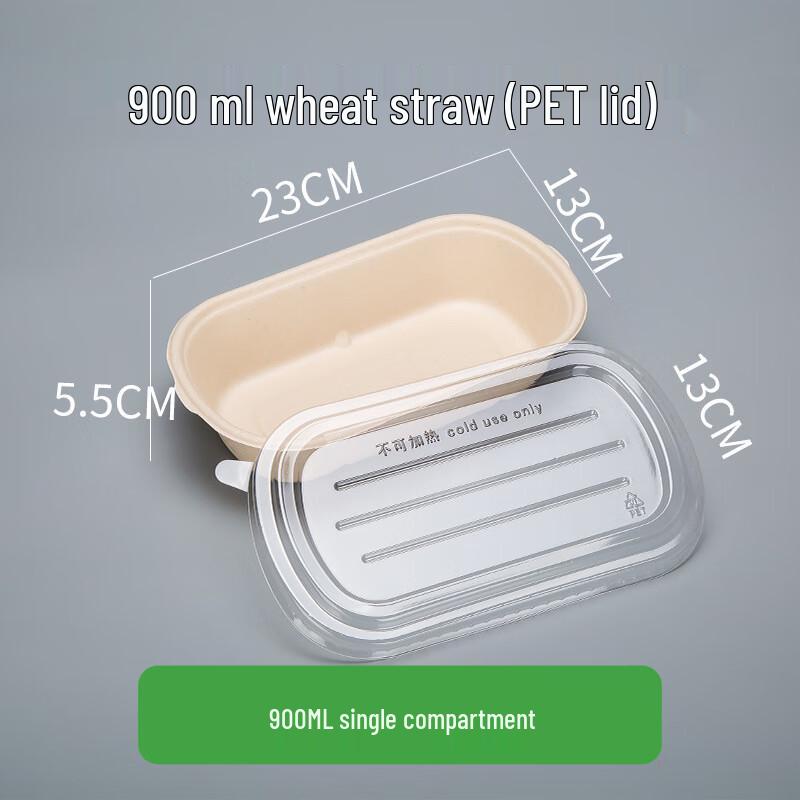 Nuoxian Biodegradable Pulp Meal Prep Containers 900ml