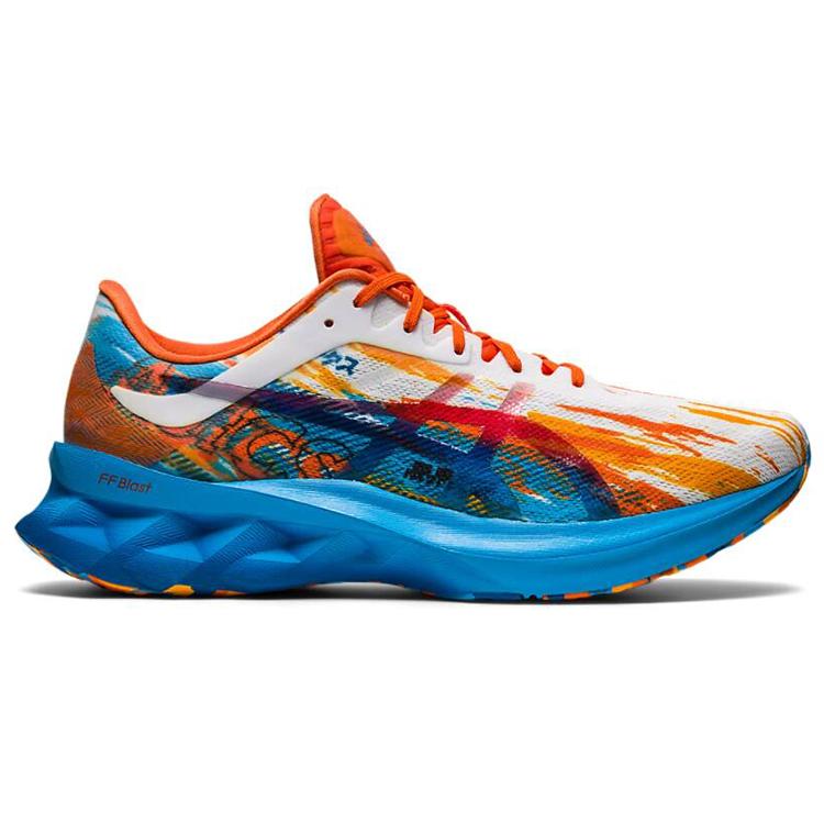 ASICS Novablast Digital Aqua Marigold Orange 1011B239-400