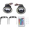 30W RGB Car Angel Eye Fog Light, Angel Eyes, Round COB LED Lamp, Angel Eye Fog Lamp, Lighting Accessories COB Fog Lamp Car Fog Light, COB Halo