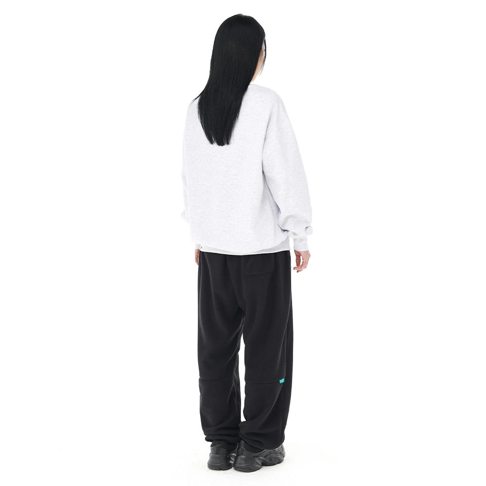 MAHAGRID Sports Logo Fleece Pant Black(Mg2Dfmpa02A)