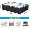 Foldable Bed Storage Container With A Transparent Window And A Lrge Capacity Bed Undergarments Storage Box Clothing Storage Bag