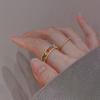Fashionable And Unique Openfinger Ring For Women With Beautiful Colored Gemstones And Geometry