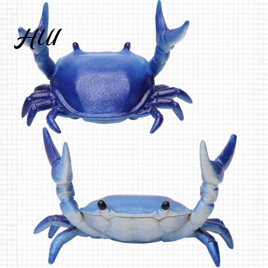 Creative Pen Holder Weightlifting Crab Desktop Organizer Decorative Ornament Desk Accessory for School Office Home PVC