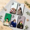 Pop Star R-Rosalia Art Phone Case For Samsung S25,S24,S21,S22,S23,S30,Ultra,S20,Plus,Soft Silicone Black Cover