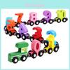 Magnetic Wooden Train Set For Children Learning And Cognitive Play