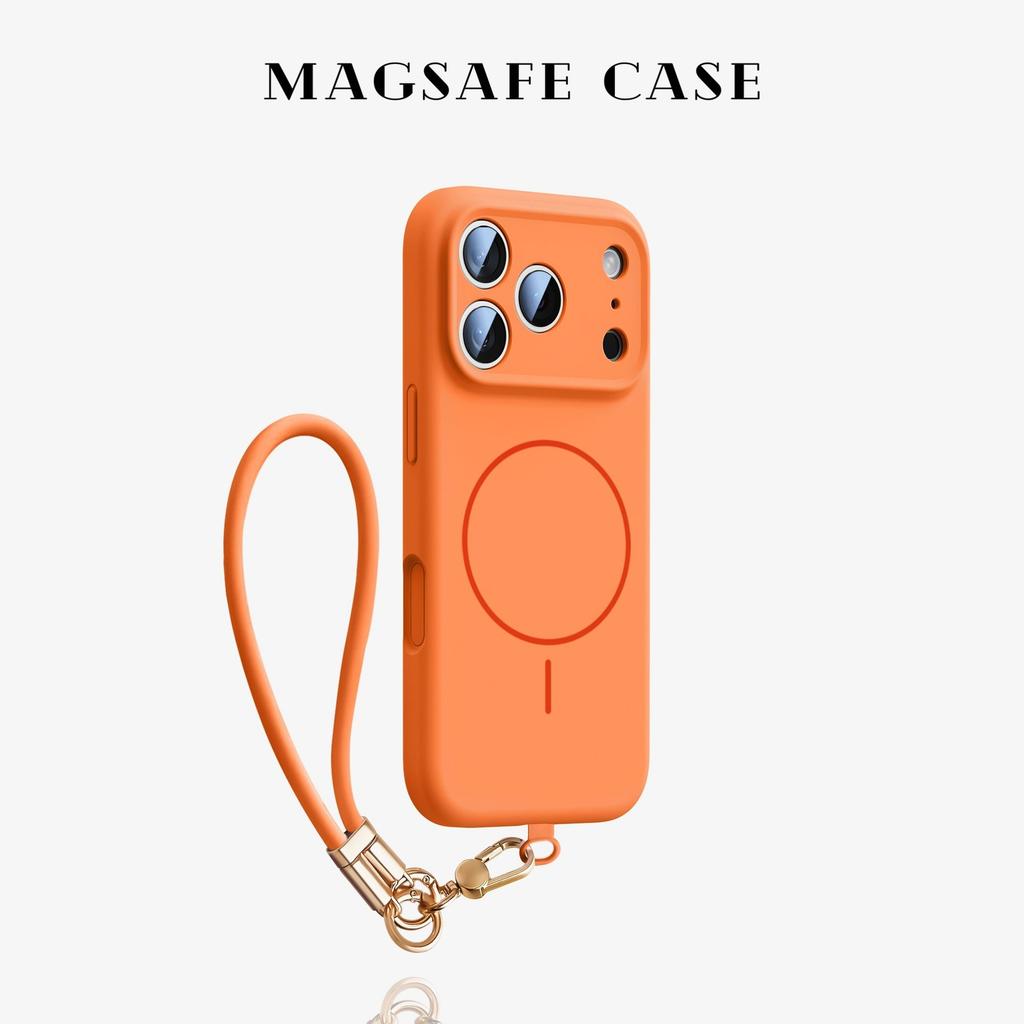 Applicable To the New Apple 17ProMax Mobile Phone Case, True Liquid Silicone Fine Magnetic All-inclusive iPhone16 Protective Case.