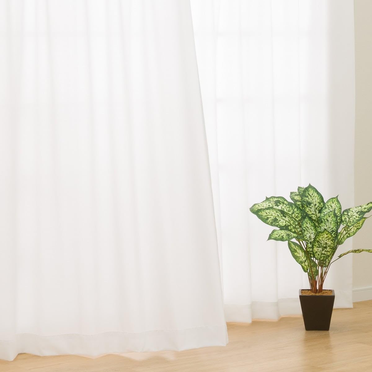 

NITORI Privacy Lace Curtain RL051 100X108X2 7359918 слоновая кость