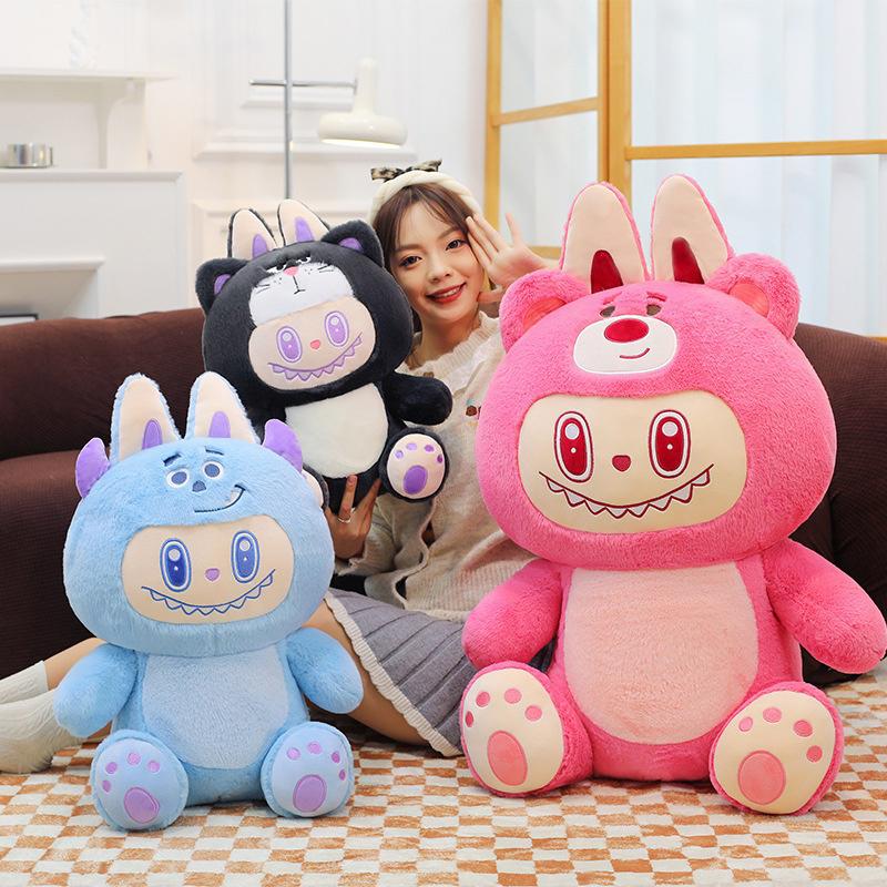 28/35cm Cute Anime Figure The Monsters Transformation Series Labubu Plush Doll