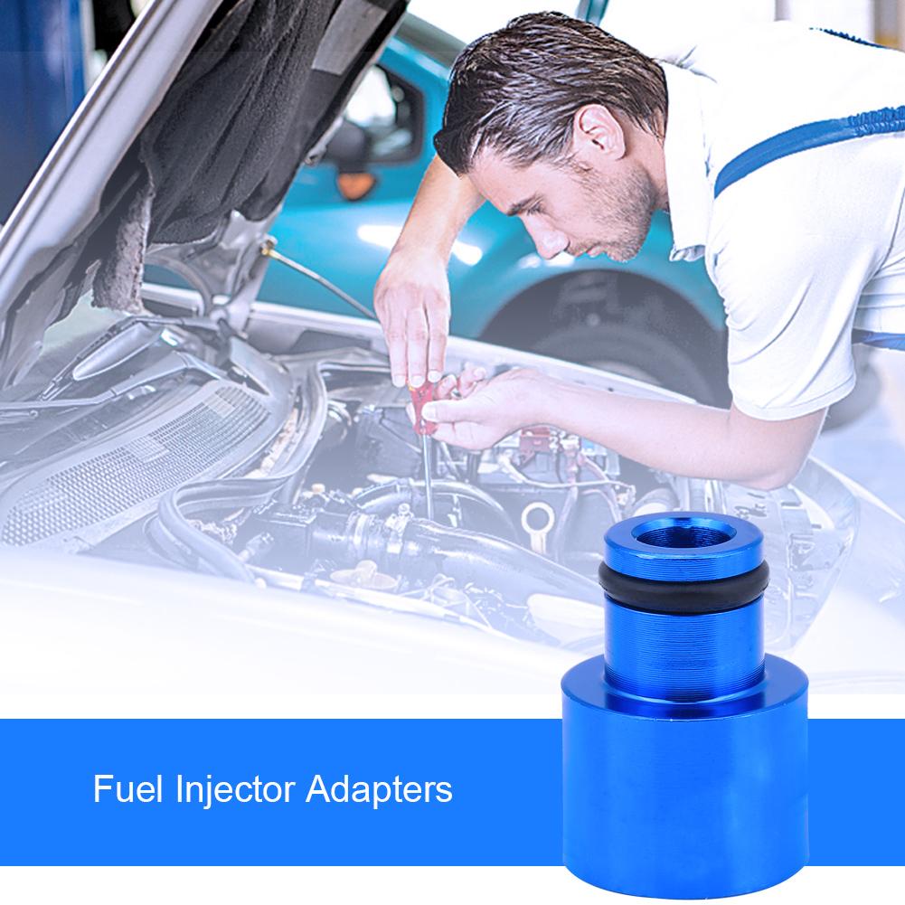 4pcs Blue Fuel Injector Adapters Spacers Externders for RDX Injectors for B16 B18 D16Z D16Y