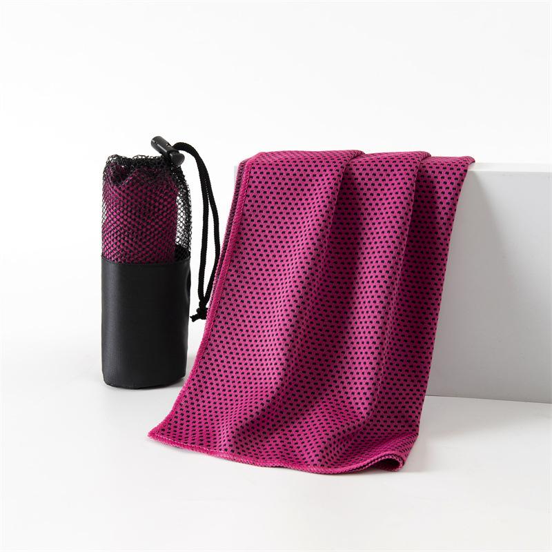 Cooling Towel Quick Drying Soft Breathable Microfiber Anti Sunstroke for Student Summer Outdoor Activity 1Pcs