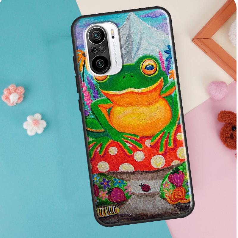 Frong Froggy Art Groovy Hippie Case For Xiaomi Mi 11T 12 Pro 12X Mi 11 Lite Ultra Cover For POCO X3 Pro X4 GT M3 M4 F3