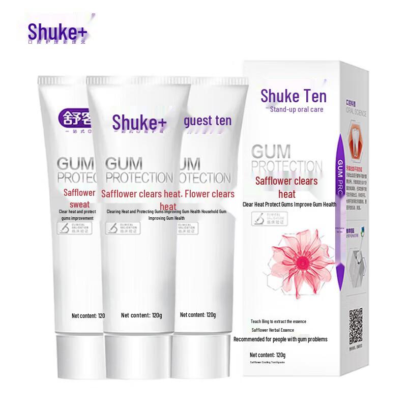 

Shuke Safflower Herbal Fluoride-Free Toothpaste