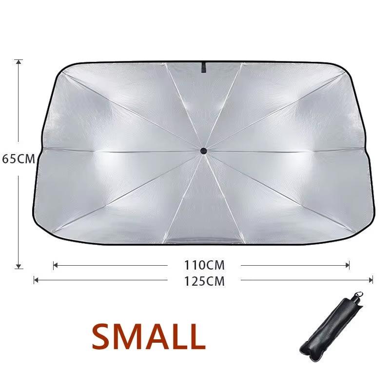Car Sunshade Retractable Sunscreen Heat Insulation Front Windshield Parasol Sun UV Prection Cars AccessoriesWindshield Sunshades 1