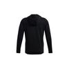 Under Armour Rush Series All Purpose Logo Print Sports Hooded Jacket Men Jackets Black 1367770-001