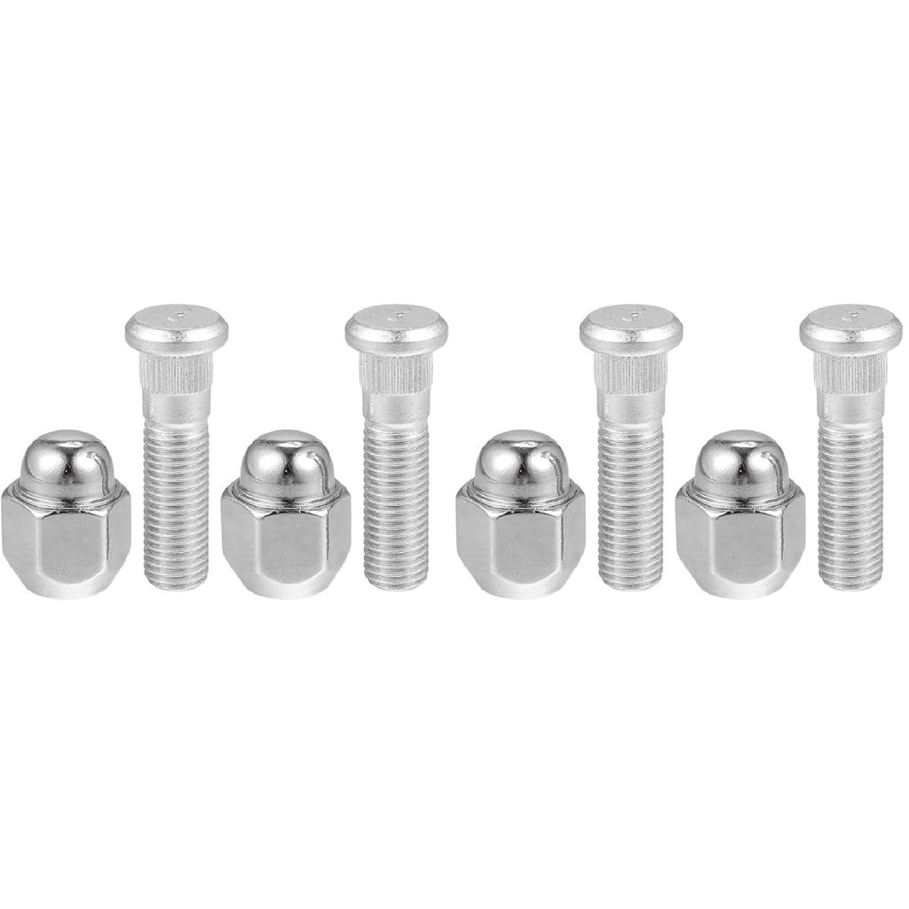 No.52950-14140/52950-M1000 M12-1.5 Wheel Stud Bolt for Hyundai Elantra Santa Fe for Kia Forte Rio/Front Rear Left Right Wheel Lug Stud/Alloy Steel