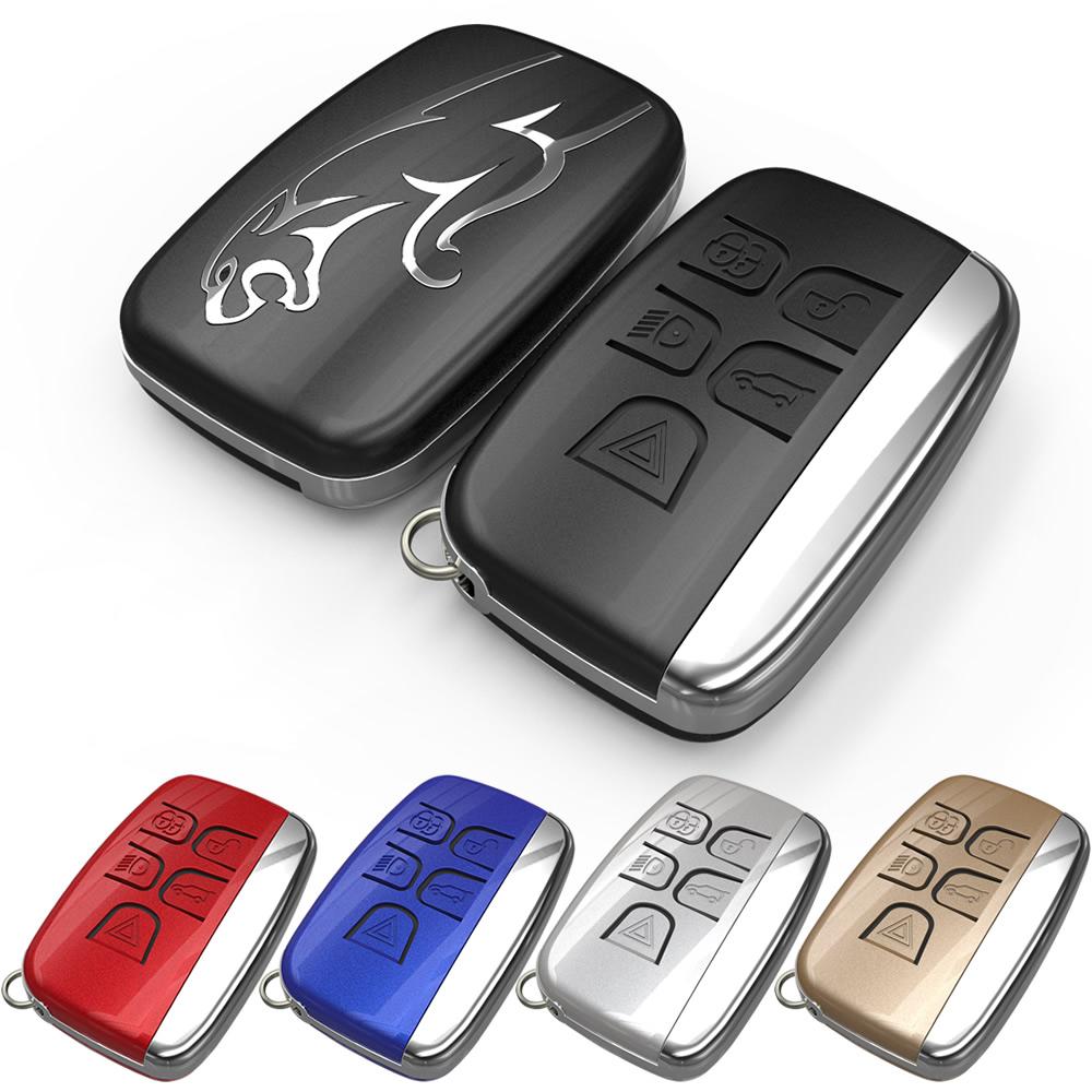 Interior Mouldings Key Shell Case for Jaguar 5 Buttons Smart Remote Car  Key Auto Durable Car-Styling Car Key Covers