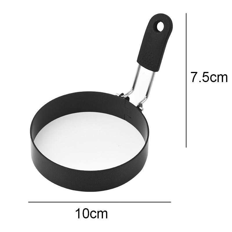 Stainless Steel Pancake Mold Non-stick Round Anti-scalding Egg Fried Ring Egg Molds for Cooking Breakfast Sandwich Tool