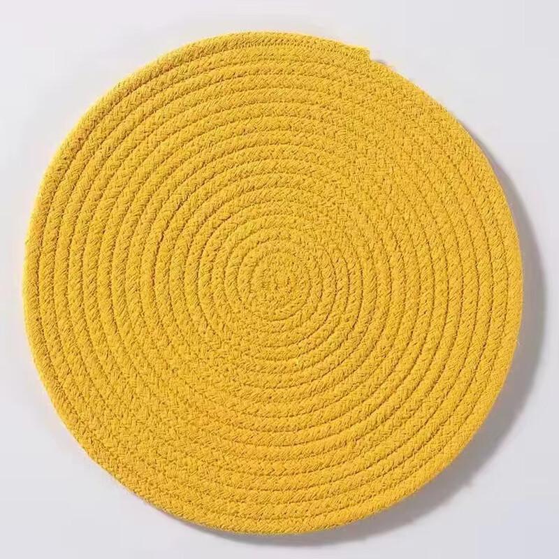 Woven Round Heat Insulation Coaster Set