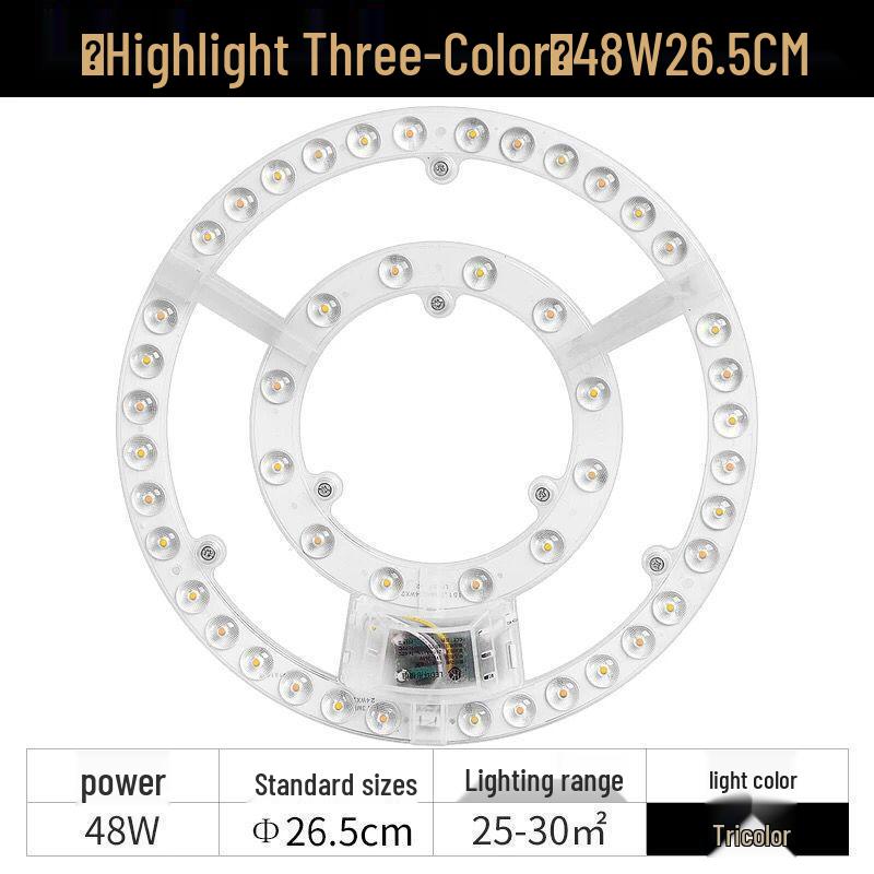Magnetic LED Ceiling Light: Eye Protection Strip, Bright Panel for Bedroom/Living Room